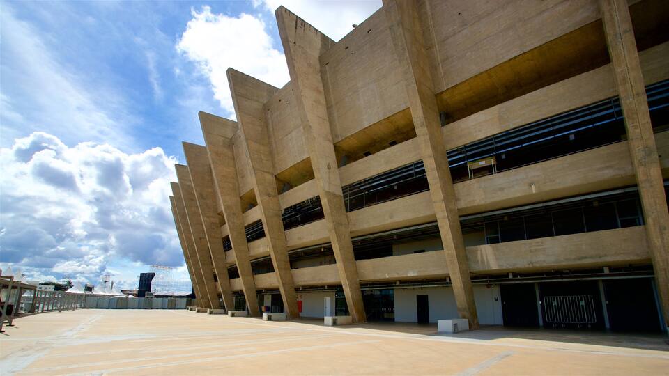 Mineirao Stadium showing modern architecture