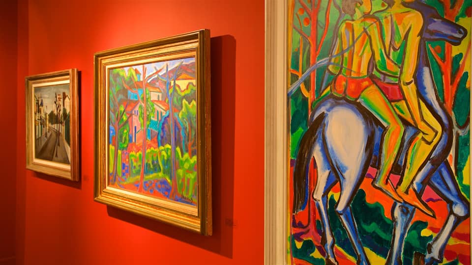 Museum Inima Paula som viser kunst og interiør