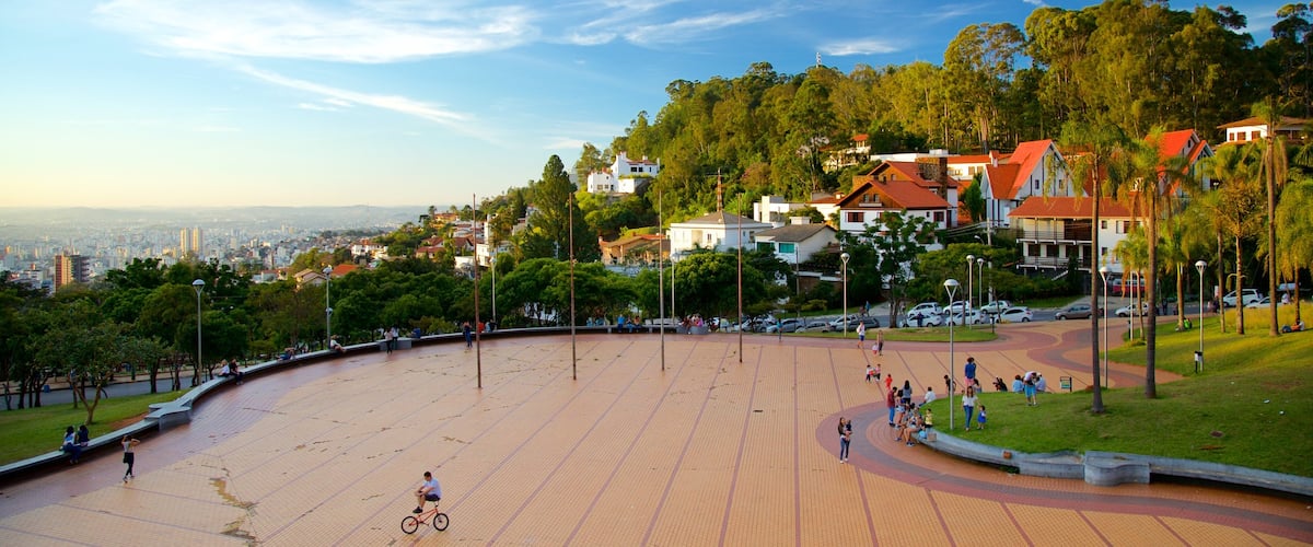 Pope\'s Square which includes a park as well as a small group of people