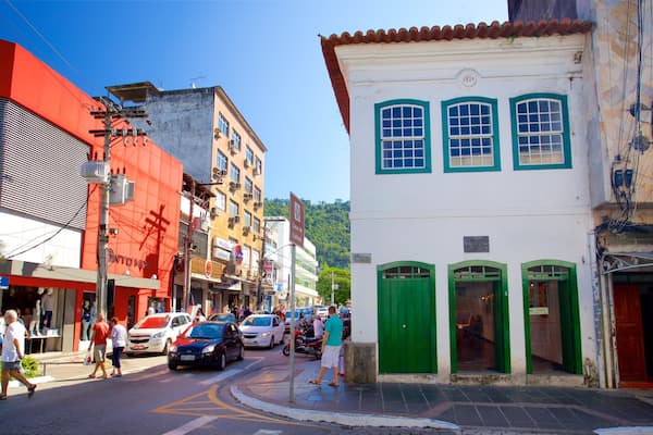 Culture House of Brazil Poets which includes street scenes and a small town or village as well as a small group of people