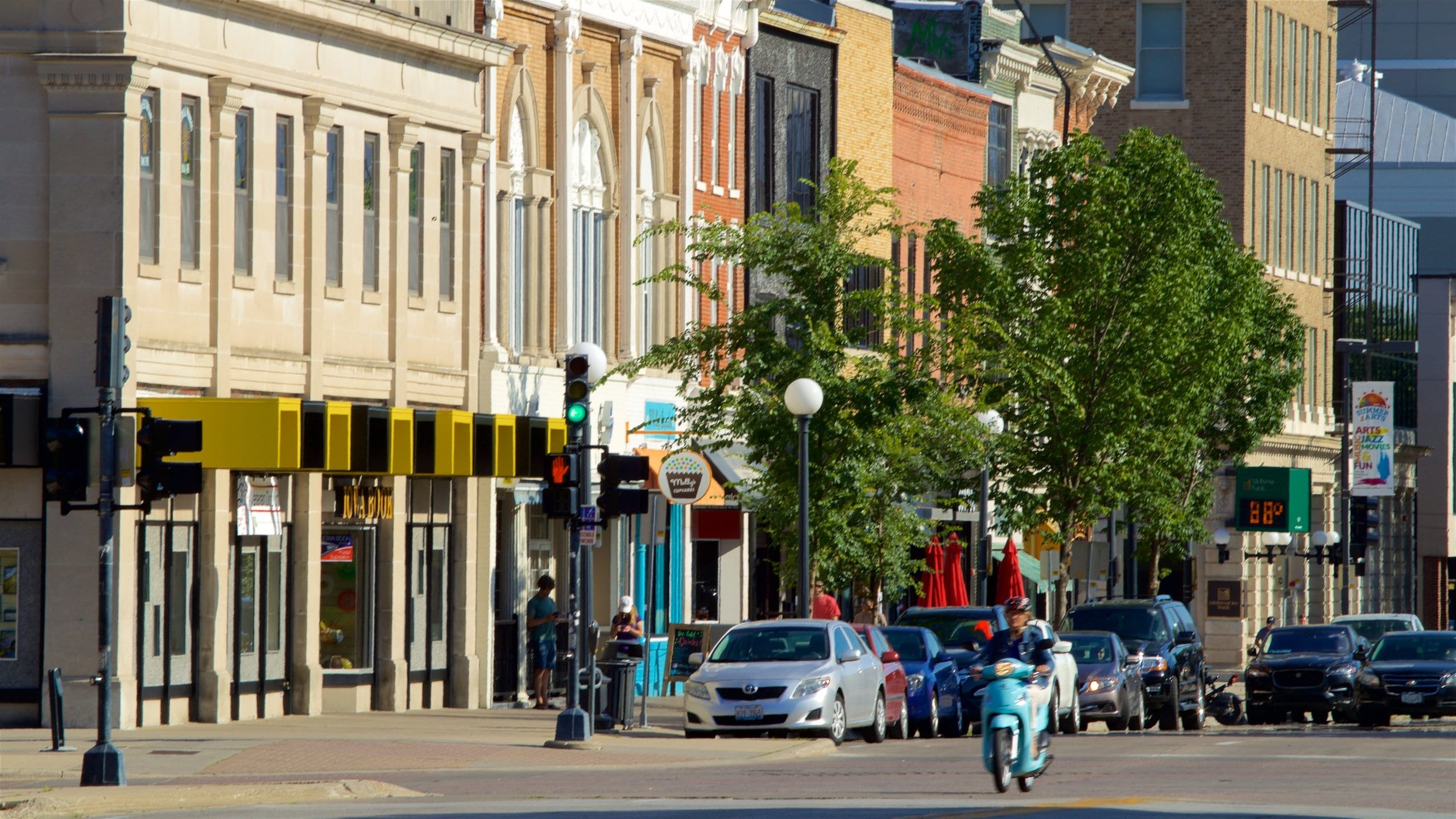Iowa City mostrando una ciudad