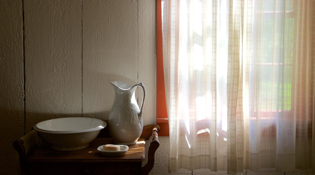 Herbert Hoover National Historic Site showing a house and interior views