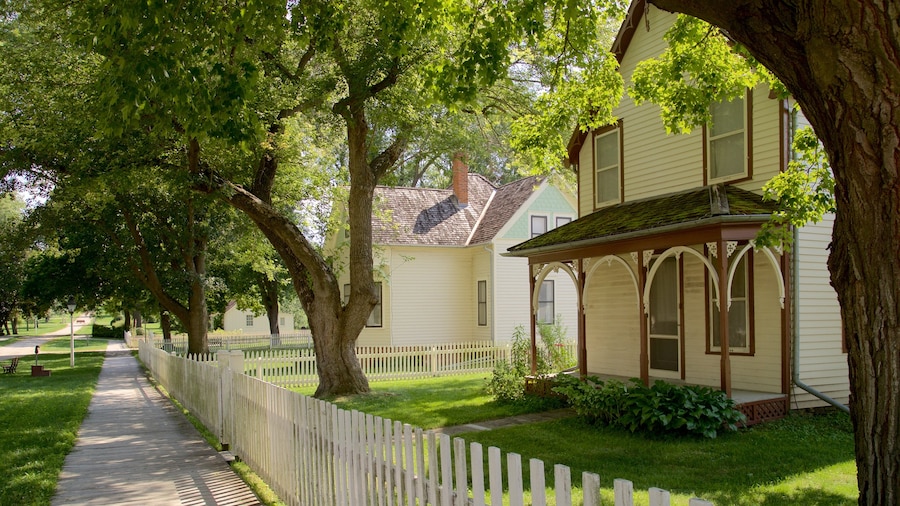 Herbert Hoover National Historic Site bevat een klein stadje of dorpje en een huis