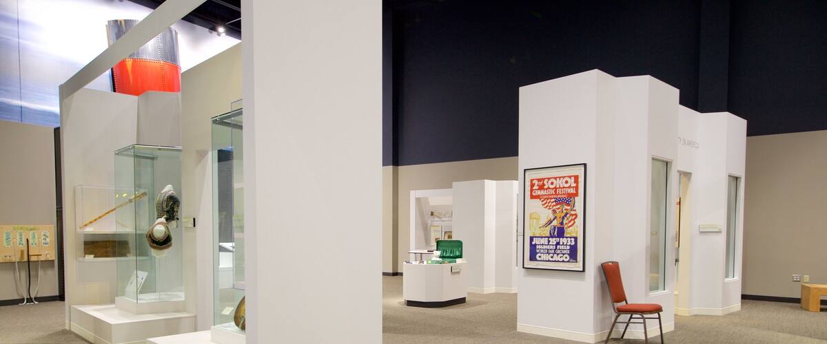 National Czech and Slovak Museum and Library featuring interior views and heritage elements
