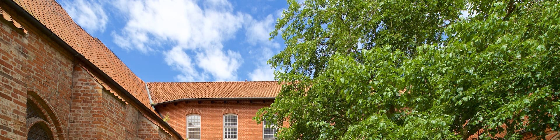 European Hansemuseum featuring heritage architecture and a park