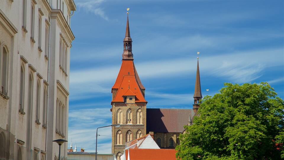 Rostock mostrando arquitectura patrimonial