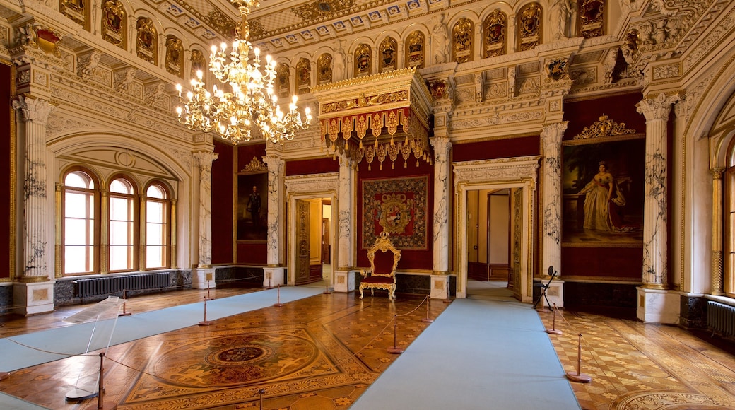 Schwerin Castle showing interior views and heritage elements