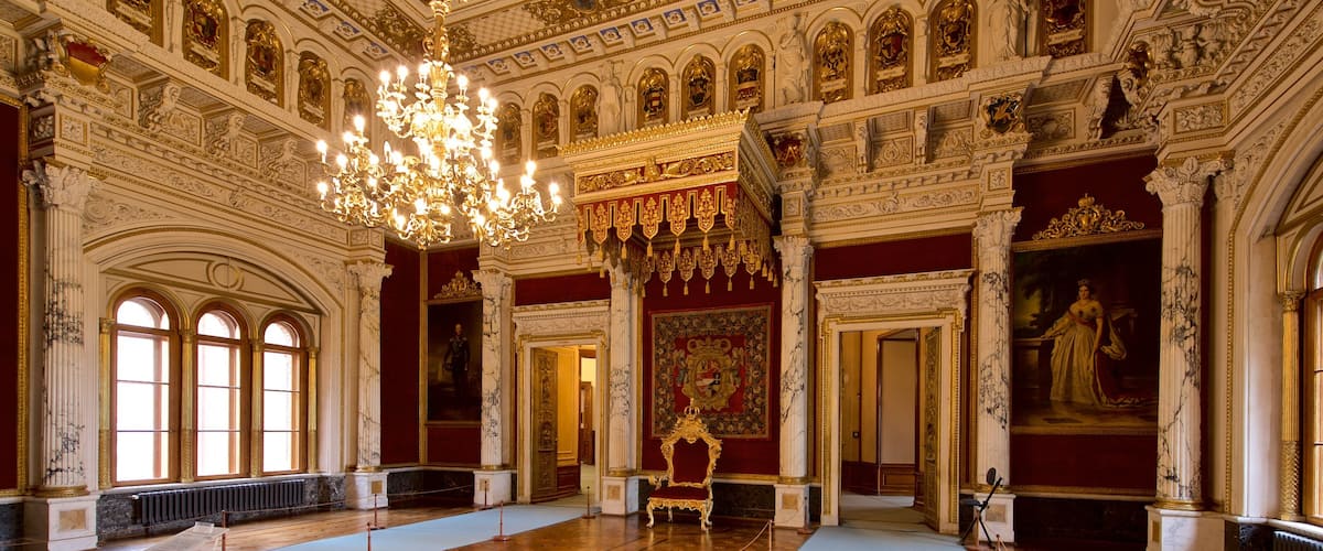 Schwerin Castle which includes interior views and heritage elements