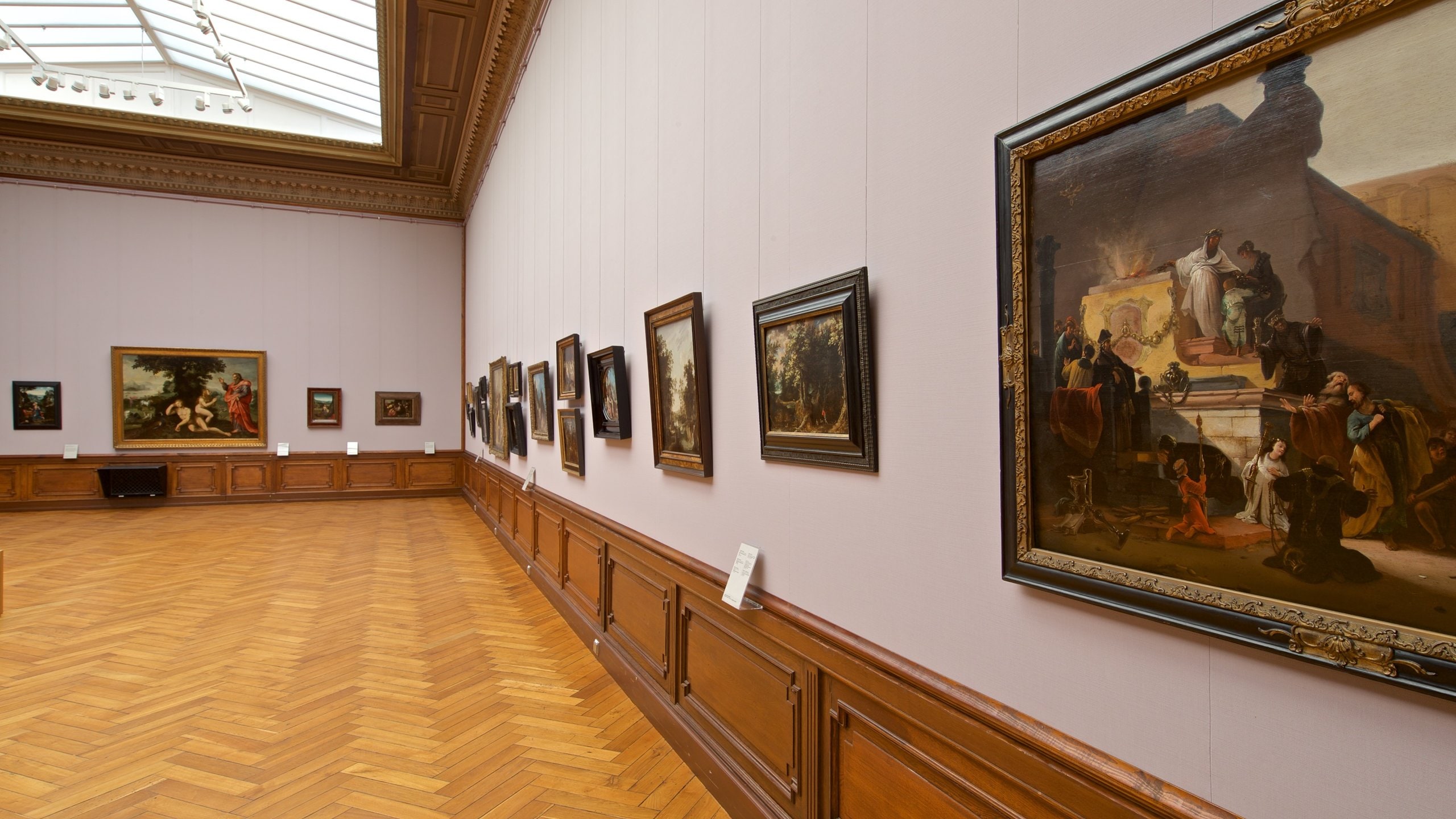 Museum Schwerin featuring interior views and art