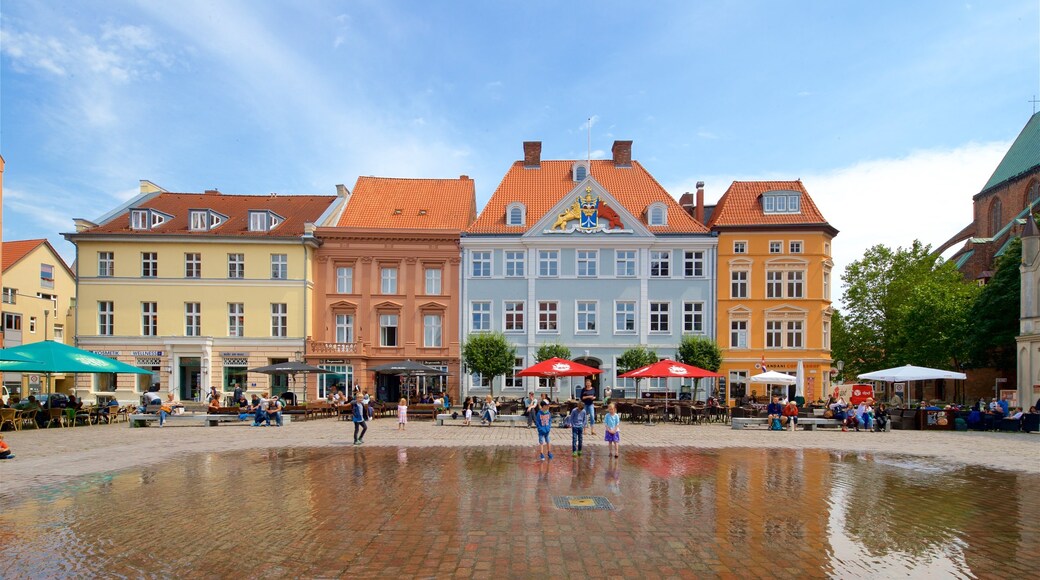 Stralsund das einen Stadt und Platz oder Plaza