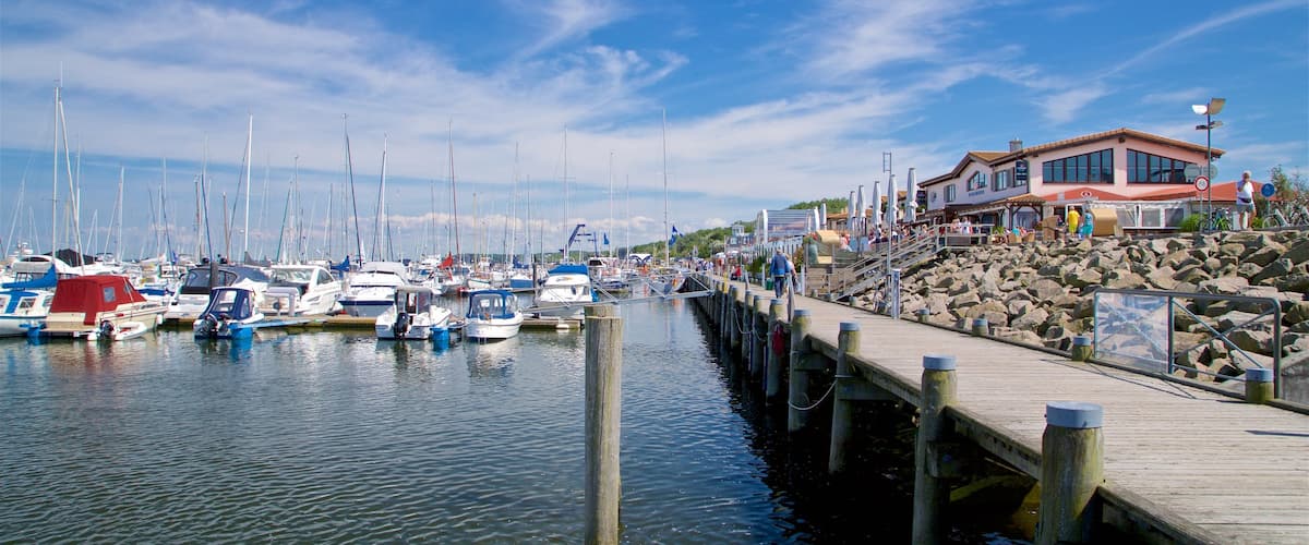 Yachthafen von Kühlungsborn welches beinhaltet Bucht oder Hafen