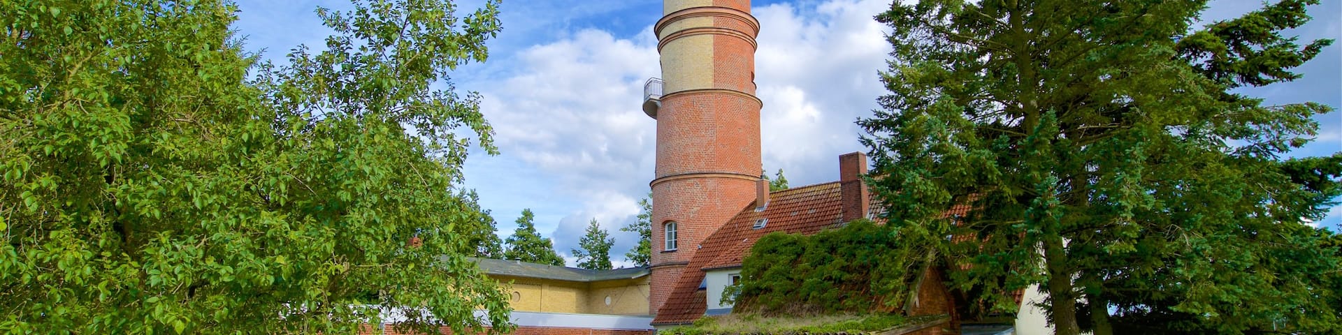 Old Lighthouse Travemuende featuring heritage architecture