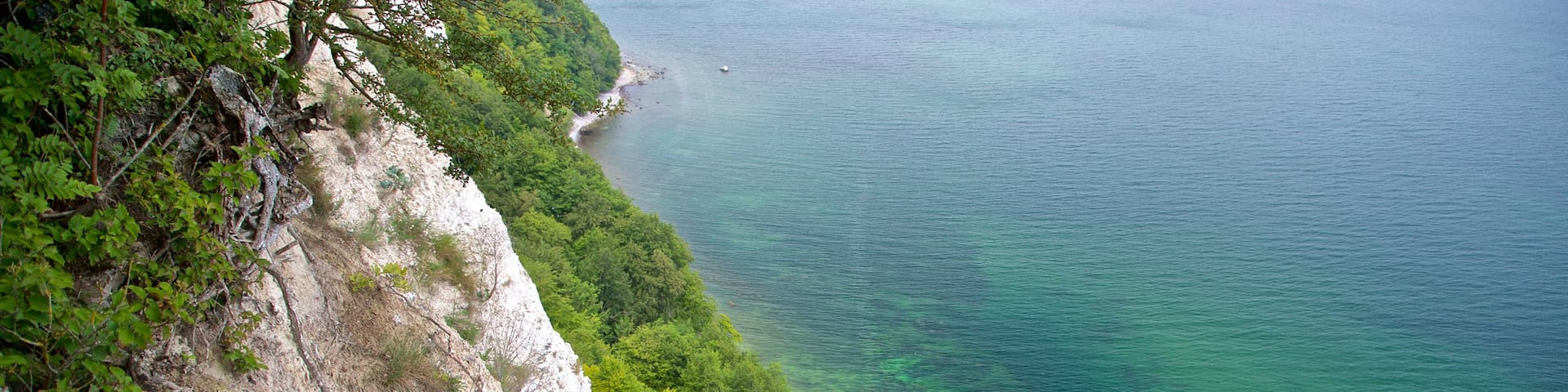 Jasmund National Park which includes general coastal views and rugged coastline