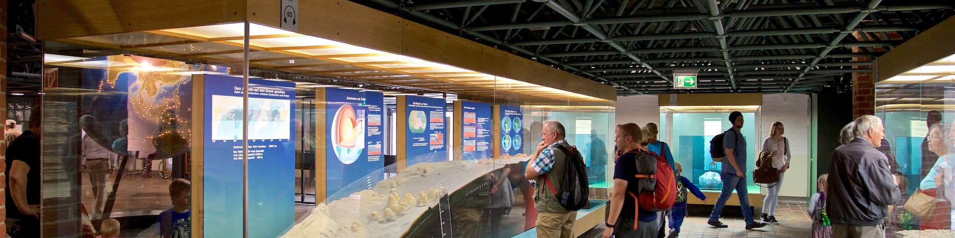 German Oceanographic Museum which includes interior views as well as a small group of people