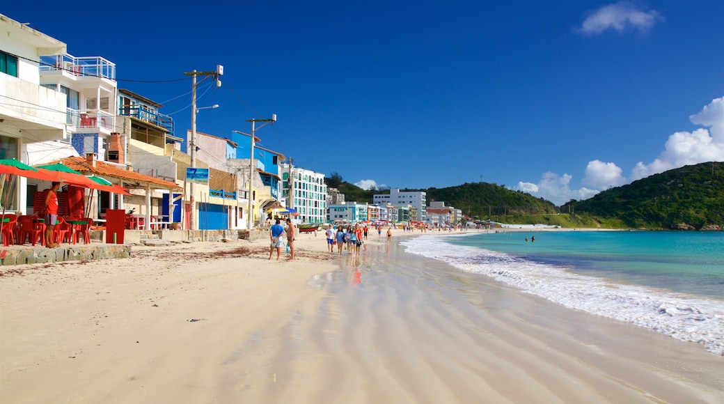 Plage Prainha qui includes vues littorales, ville côtière et plage de sable