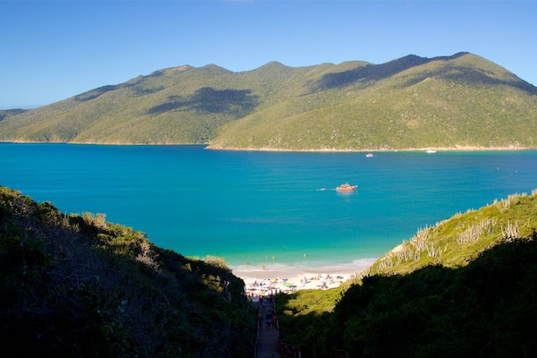 Plage Pontal do Atalaia qui includes vues littorales