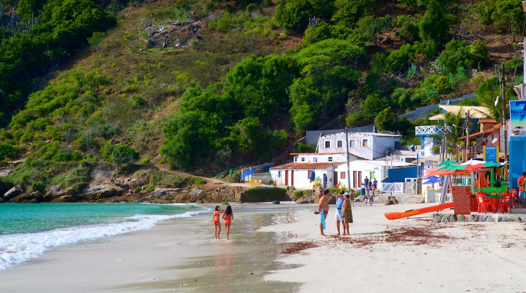 Prainha Beach showing general coastal views, a sandy beach and a coastal town