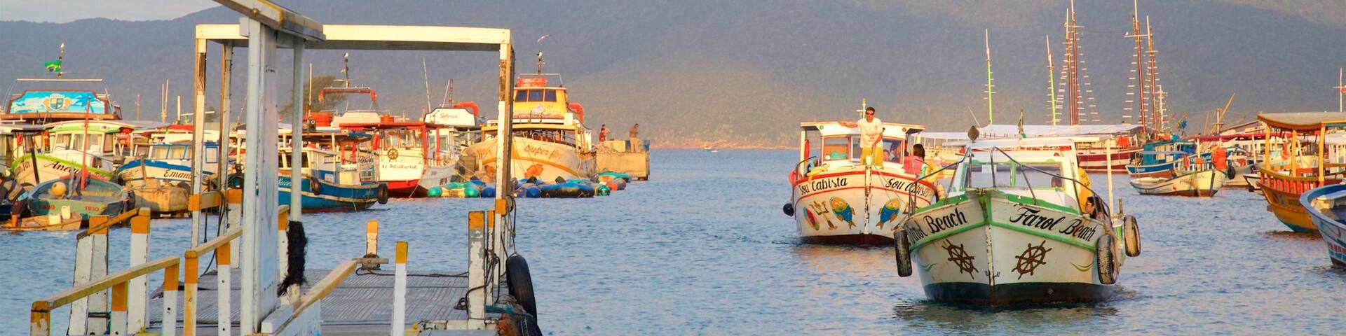 Forno Port featuring a bay or harbour