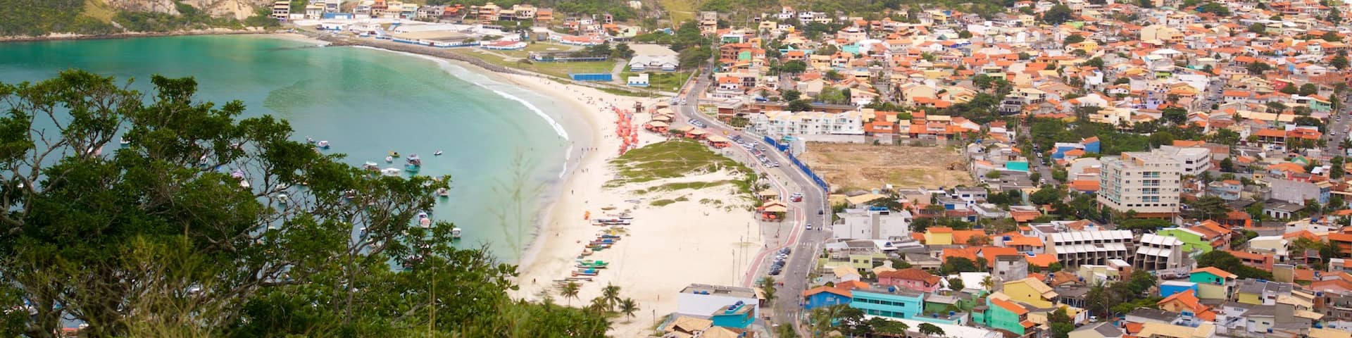Atalaia Viewpoint featuring general coastal views, a coastal town and landscape views