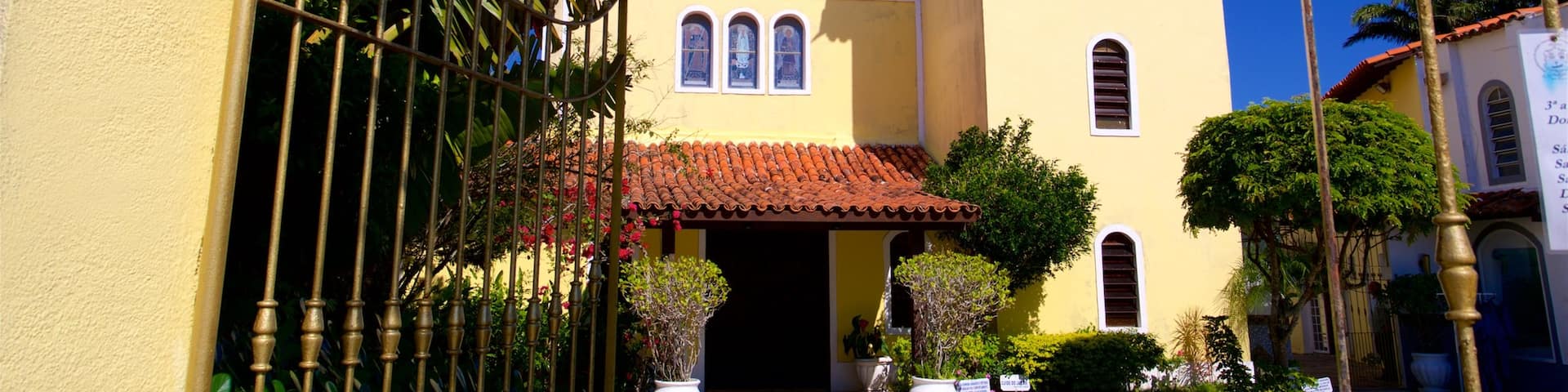 Chapel of Our Lady Desatanudos featuring a house