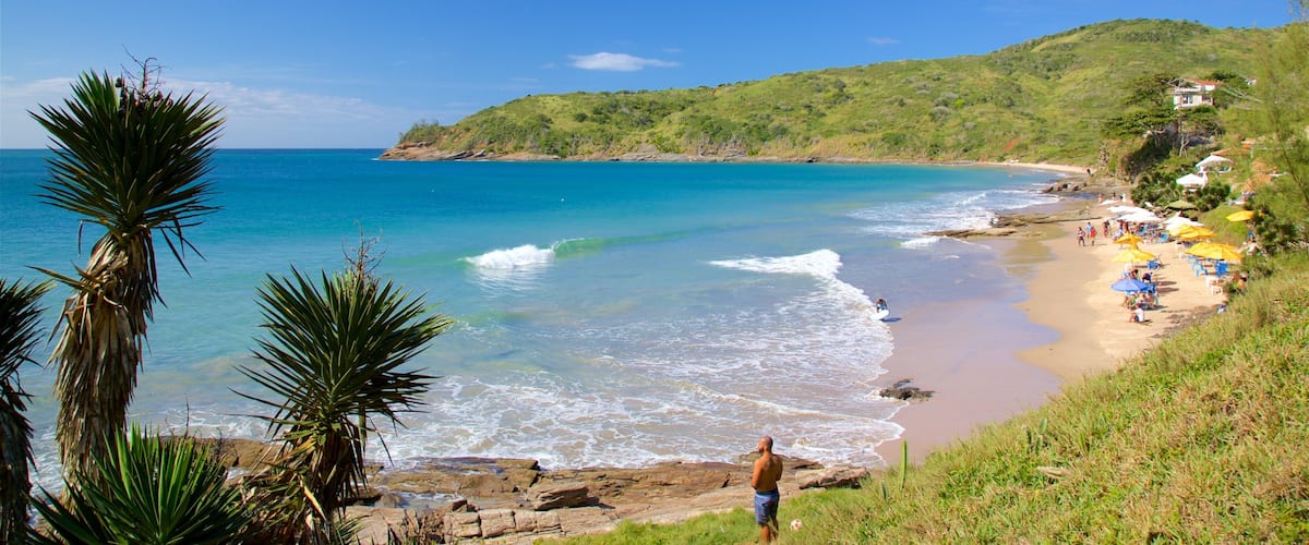 Brava Beach showing a sandy beach and general coastal views