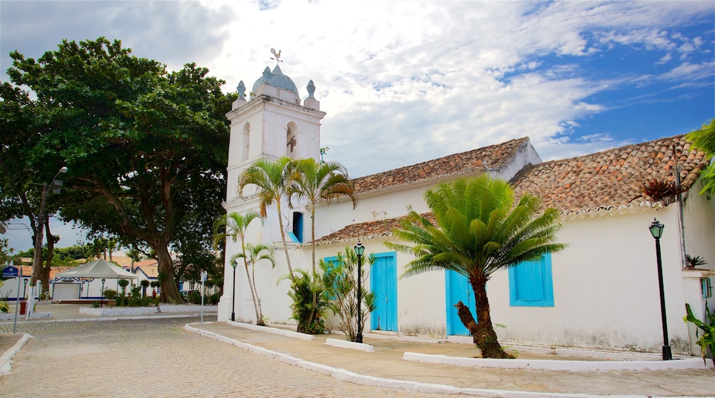 Sao Benedito Church which includes a church or cathedral and heritage elements