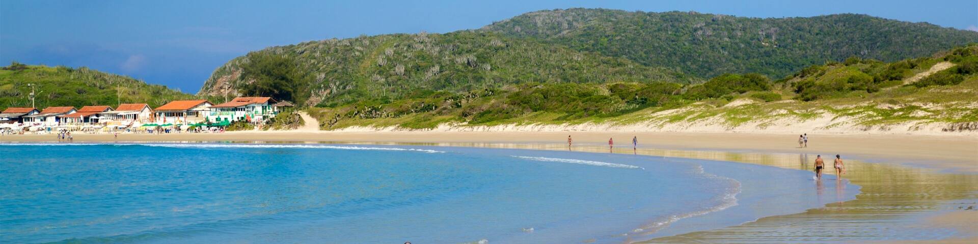 Conchas Beach featuring a coastal town, a beach and general coastal views