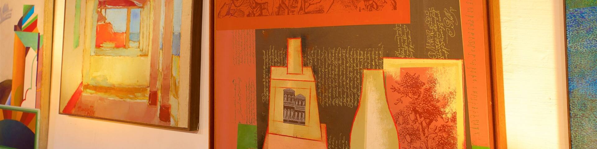 Casa-Atelie Carlos Scliar Museum which includes art