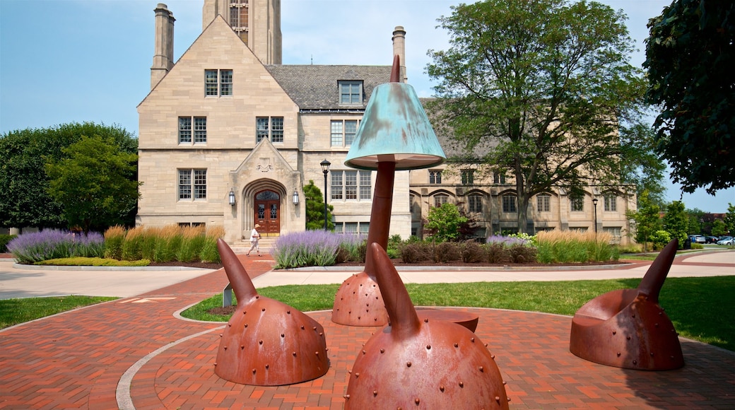 Memorial Art Gallery featuring outdoor art and a house