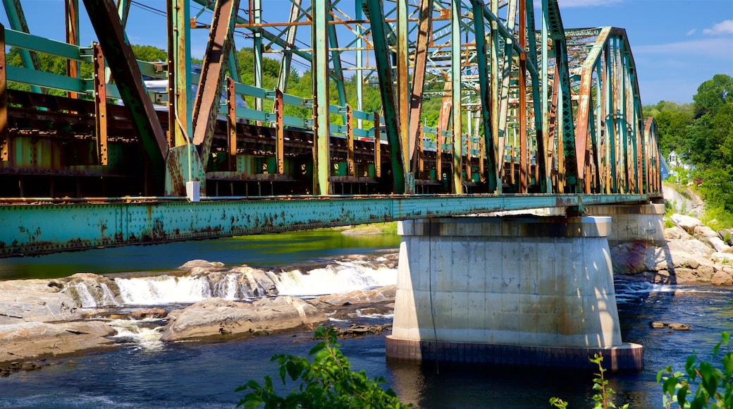 Brunswick featuring a bridge and a river or creek