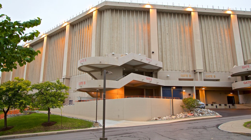 Carrier Dome fasiliteter samt moderne arkitektur