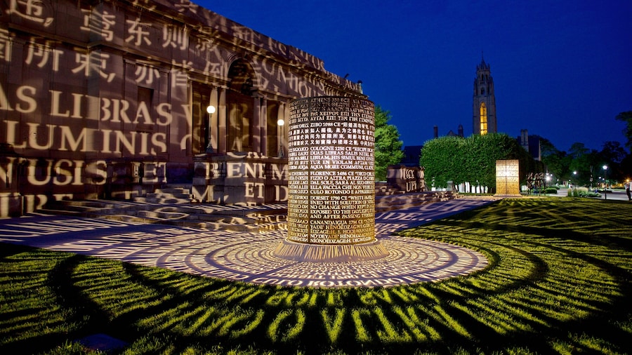 Memorial Art Gallery featuring night scenes