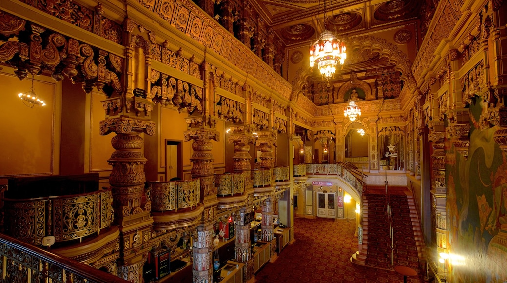 Landmark Theatre showing interior views and heritage elements