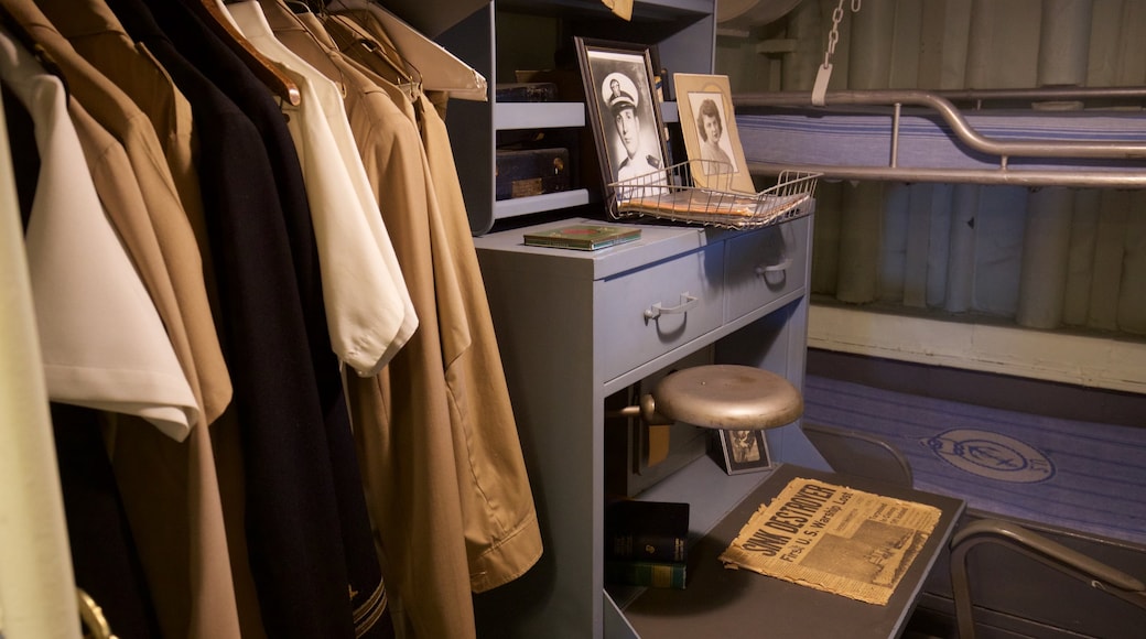 USS Slater showing interior views