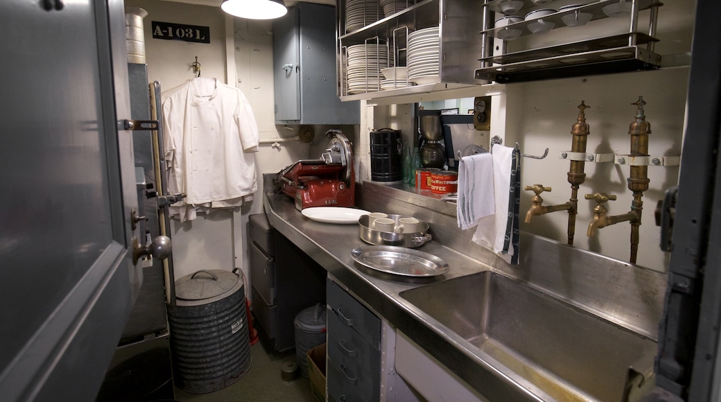 USS Slater showing interior views