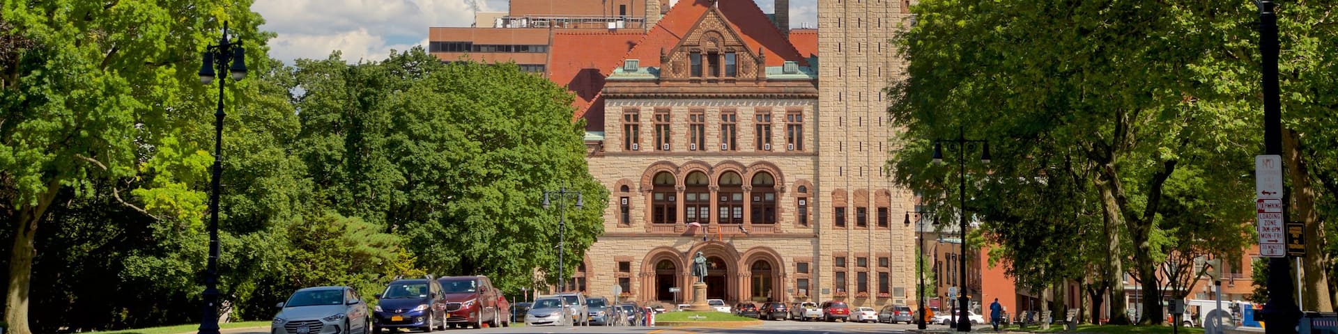 Albany City Hall showing heritage architecture