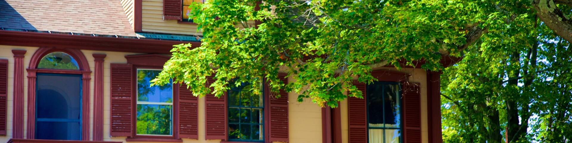 Skolfield-Whittier House mostrando una casa