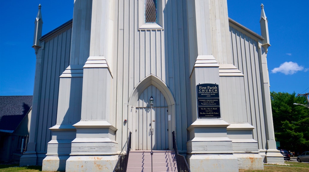 First Parish Church which includes heritage architecture and a church or cathedral