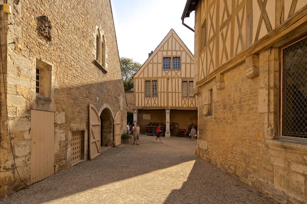Musée du vin de Bourgogne montrant petite ville ou village et patrimoine historique