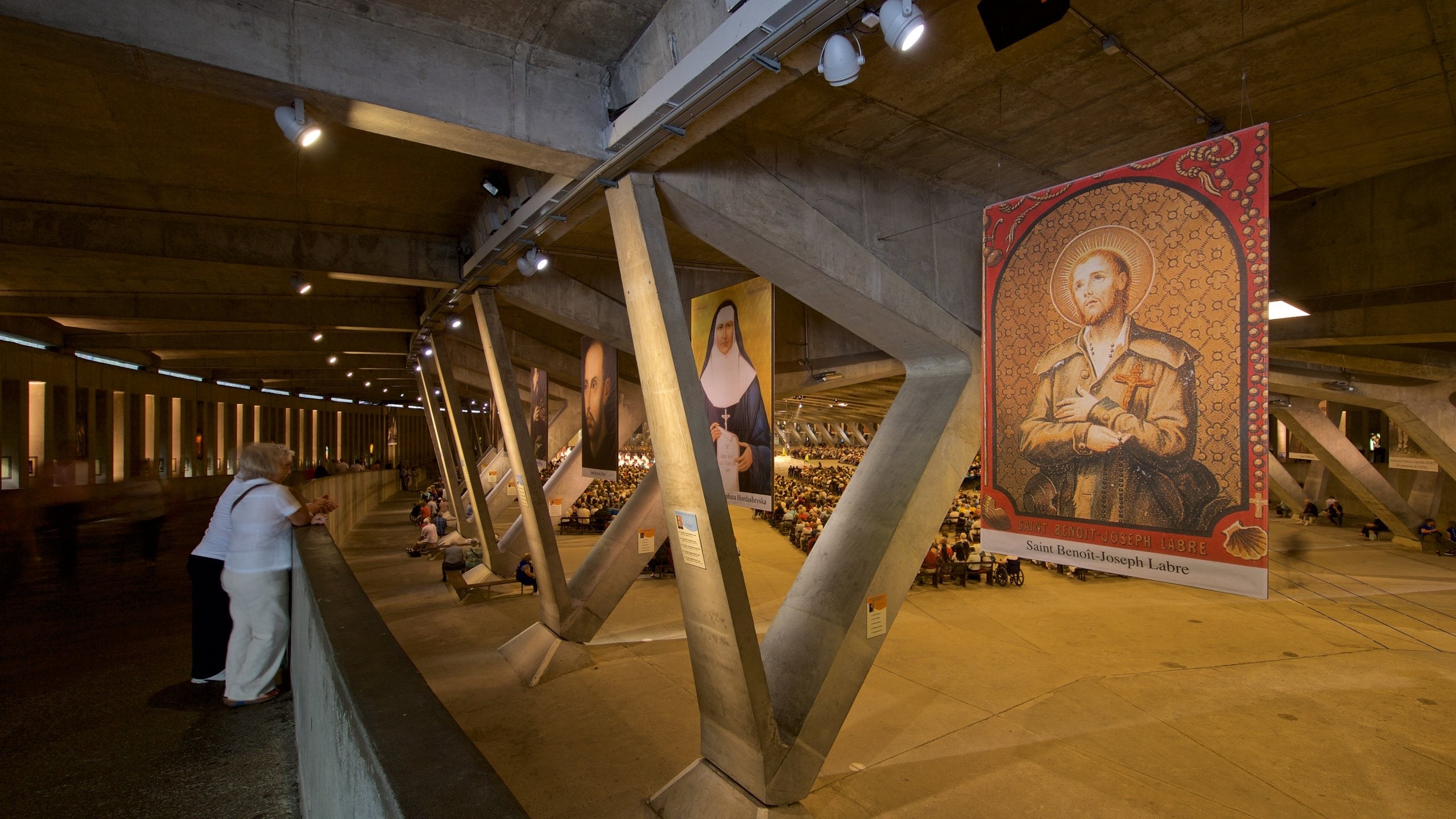 Basilica of St. Pius X showing interior views, a church or cathedral and religious elements