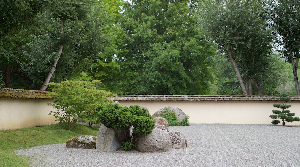 Den japanske hagen i Toulouse som viser park