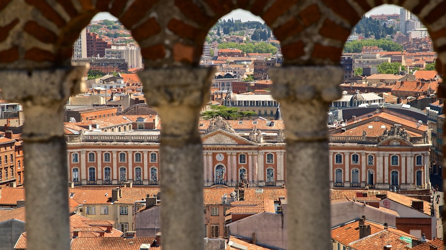 Church of the Jacobins featuring a city