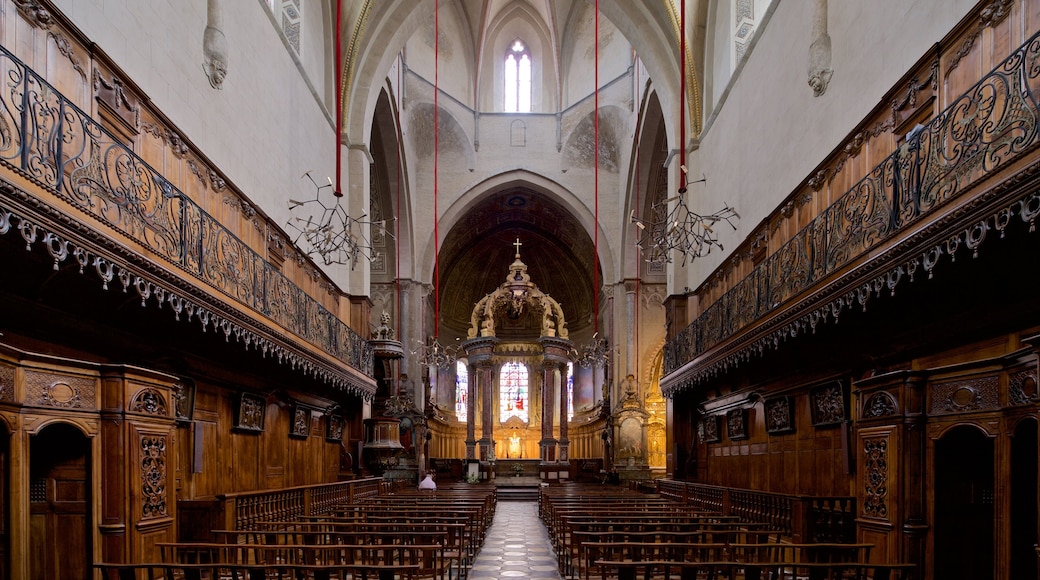 Tarbes which includes interior views, heritage elements and a church or cathedral