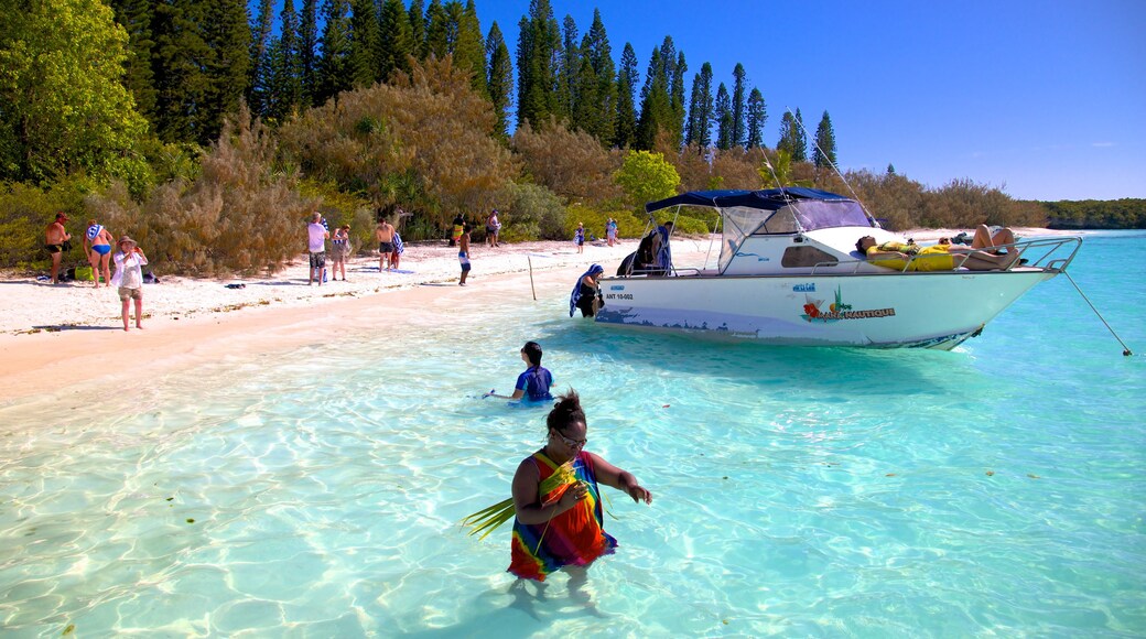 New Caledonia featuring general coastal views, a beach and swimming
