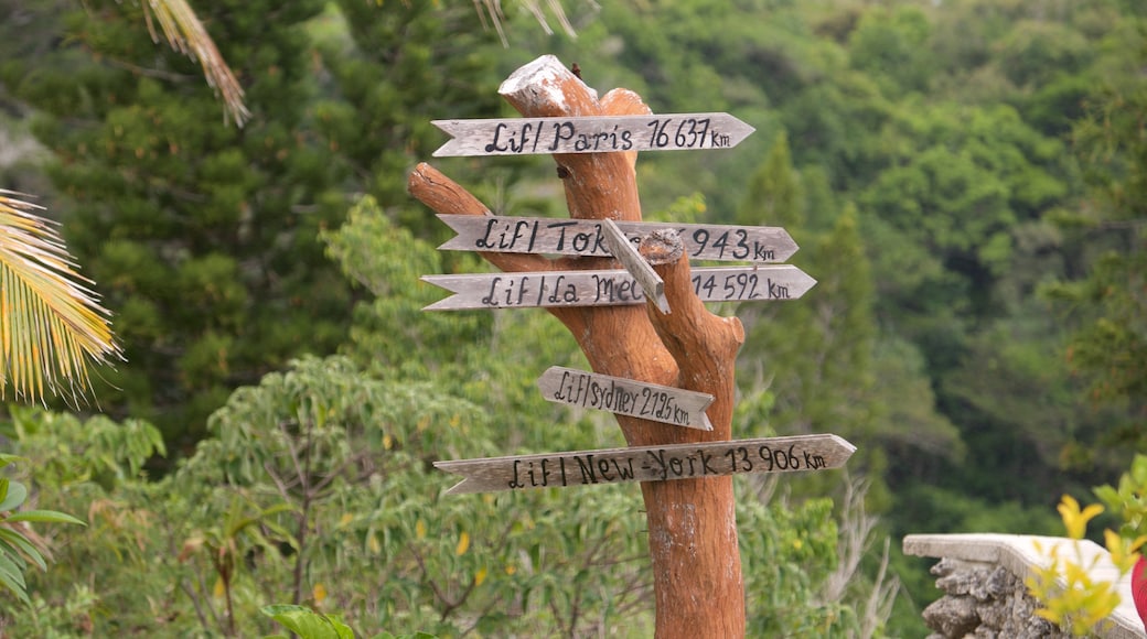 Lifou featuring signage