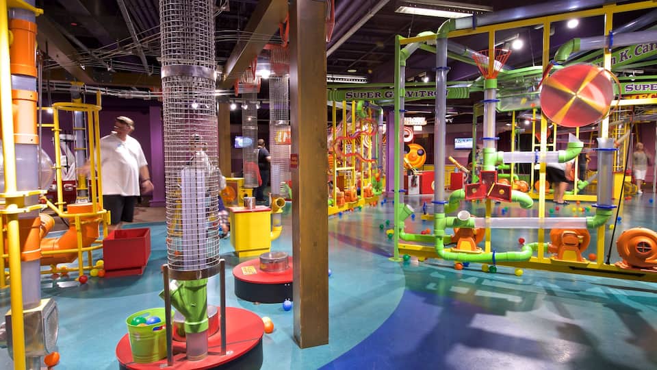 Omaha Children\'s Museum showing interior views and a playground