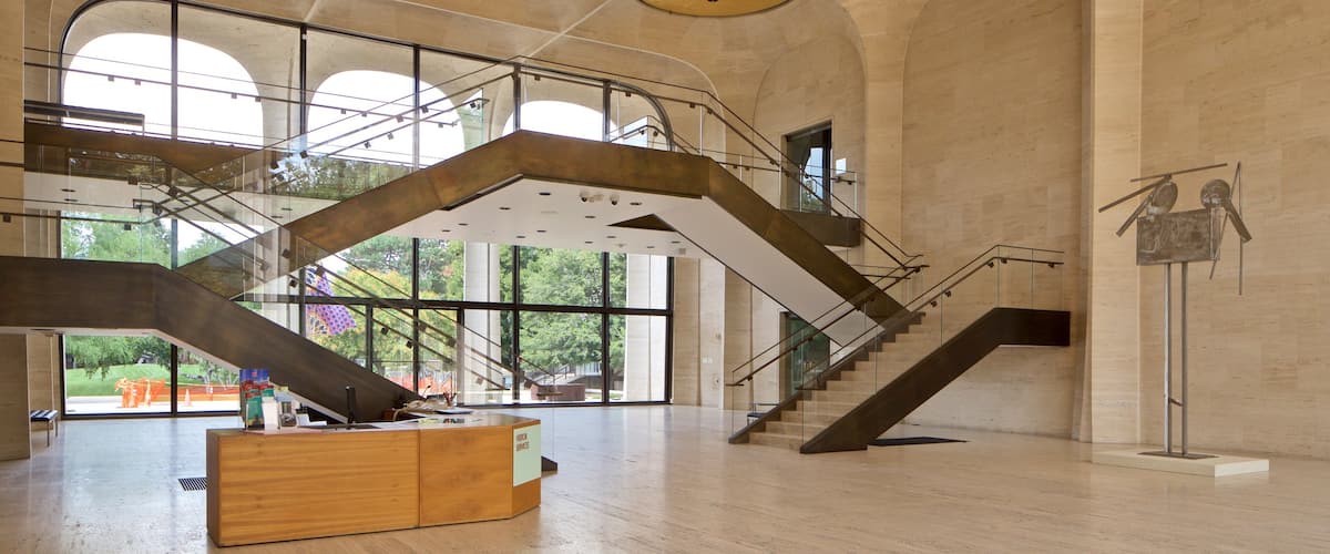 Sheldon Museum of Art which includes interior views