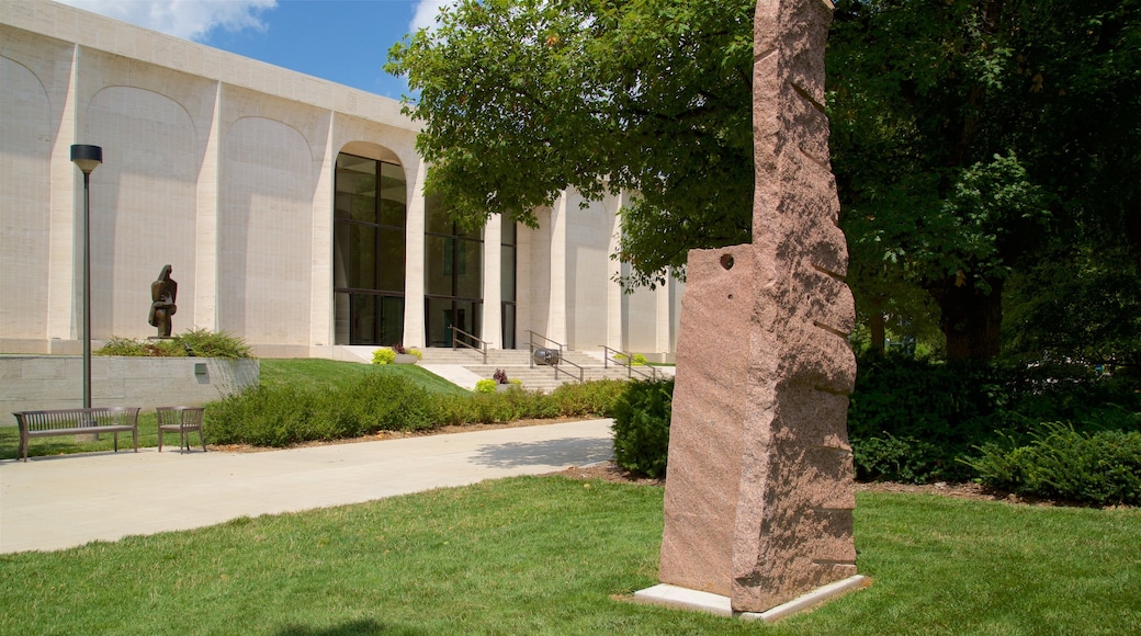 Sheldon Museum of Art which includes outdoor art and a park