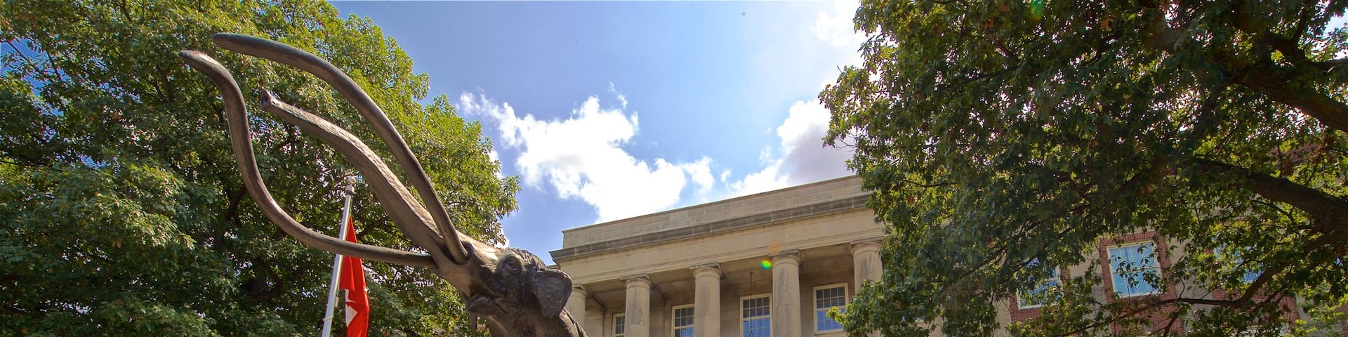 University of Nebraska State Museum showing a statue or sculpture