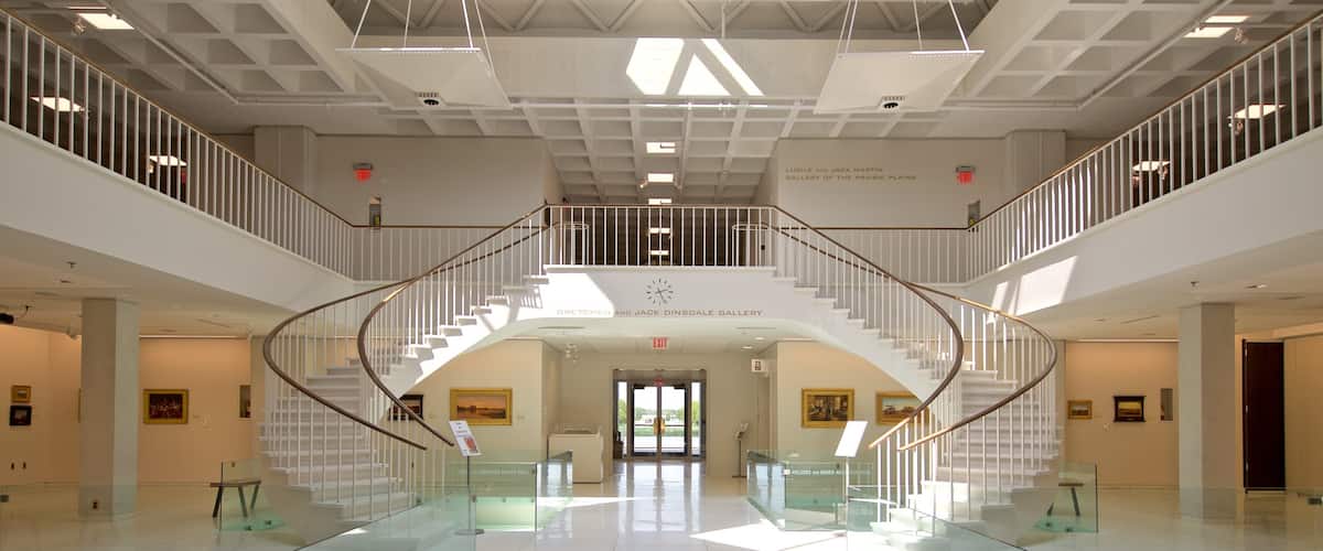 Stuhr Museum of the Prairie Pioneer showing interior views